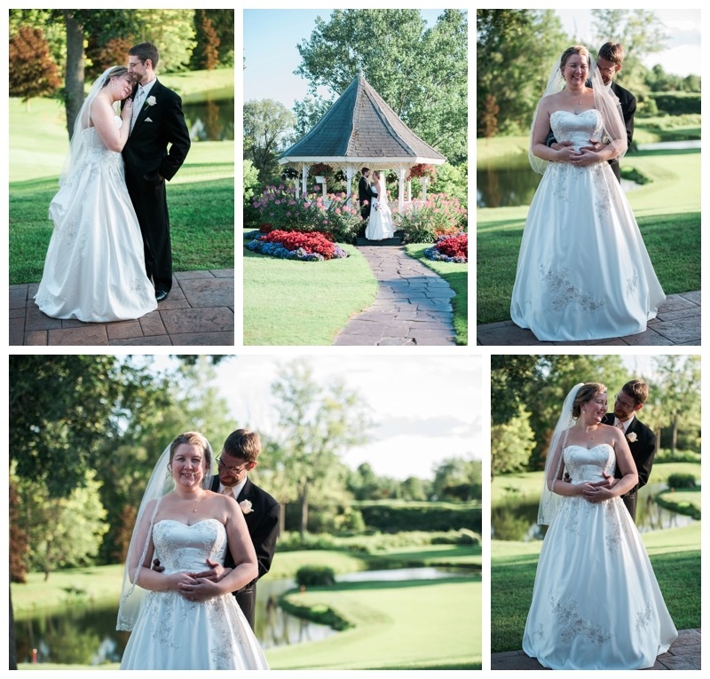 Bridal portraits at Lancaster Country Club.